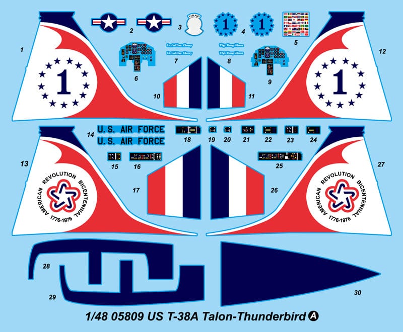1/48 Trumpeter T-38A Talon Thunderbird