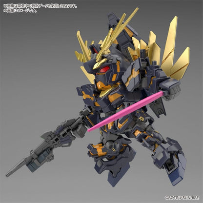 Clarksville Hobby Depot LLC Scale Model Kits SD Gundam Cross Silhouette (SDCS) #19 Unicorn Gundam 02 Banshee (Destroy Mode) & Banshee Norn Parts Set