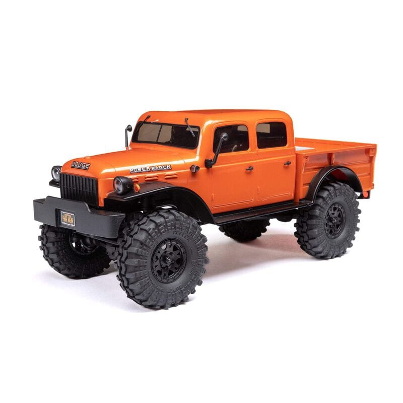 CRC - CHD Remote Control Cars & Trucks Red 1/24 Axial SCX24 Dodge Power Wagon 4WD Rock Crawler Brushed RTR (Green or Red)