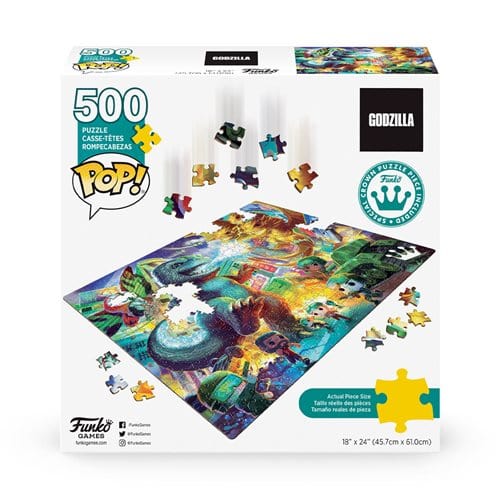 Funko Jigsaw Puzzles Godzilla 70th Anniversary 500-Piece Pop! Puzzle
