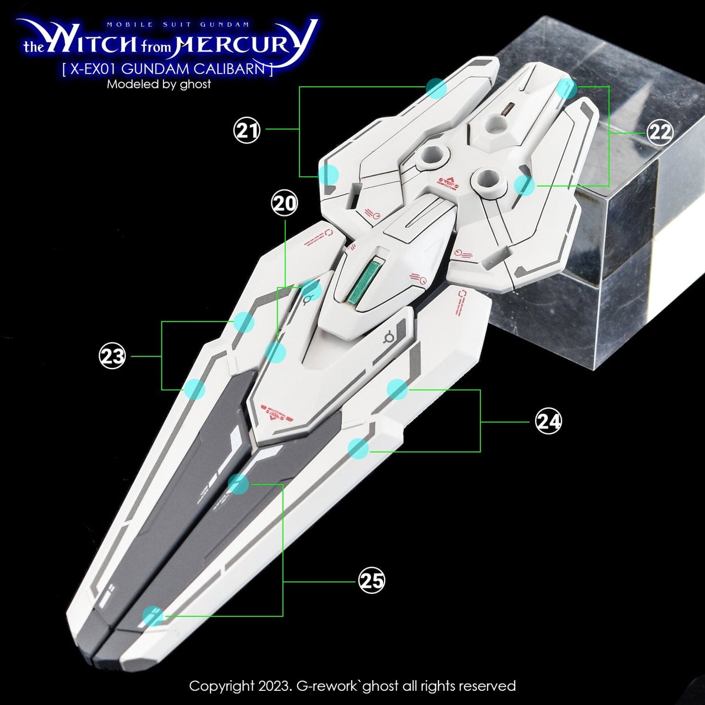 G-Rework Scale Model Accessories G-Rework [HG] [the witch from mercury] Calibarn