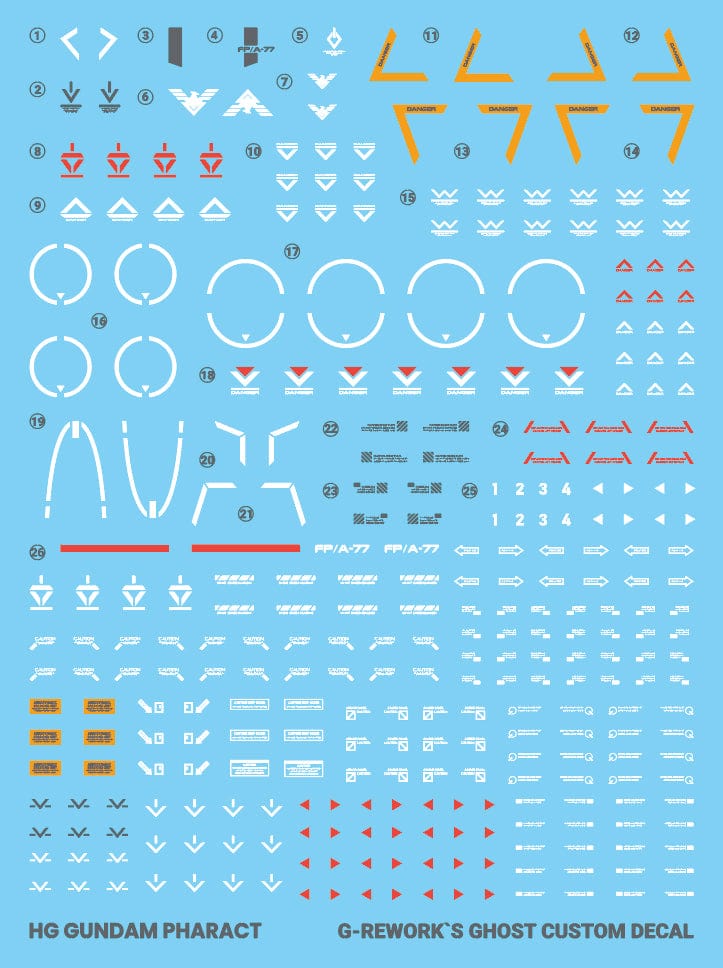 Gunprimer Scale Model Accessories G-Rework [HG] [witch from mercury] GUNDAM PHARACT