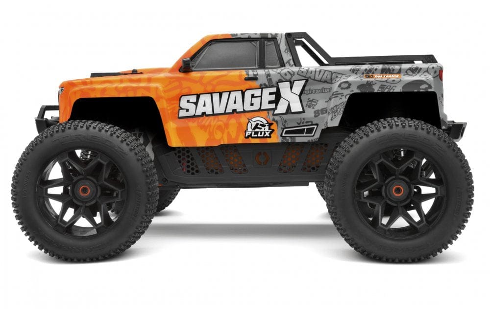 HPI Racing Remote Control Cars & Trucks 1/8 HPI Racing Savage X FLUX V2 4WD Brushless Monster Truck