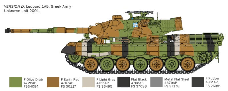 Italeri Scale Model Kits 1/35 Italeri Leopard 1A5