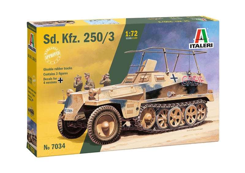 Italeri Scale Model Kits 1/72 Italeri Sd.Kfz.250/3