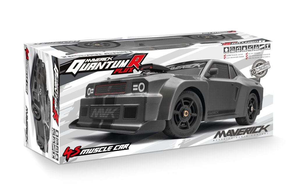 Maverick Remote Control Cars & Trucks 1/8 Maverick QuantumR Flux 4S Muscle Car, RTR - Grey