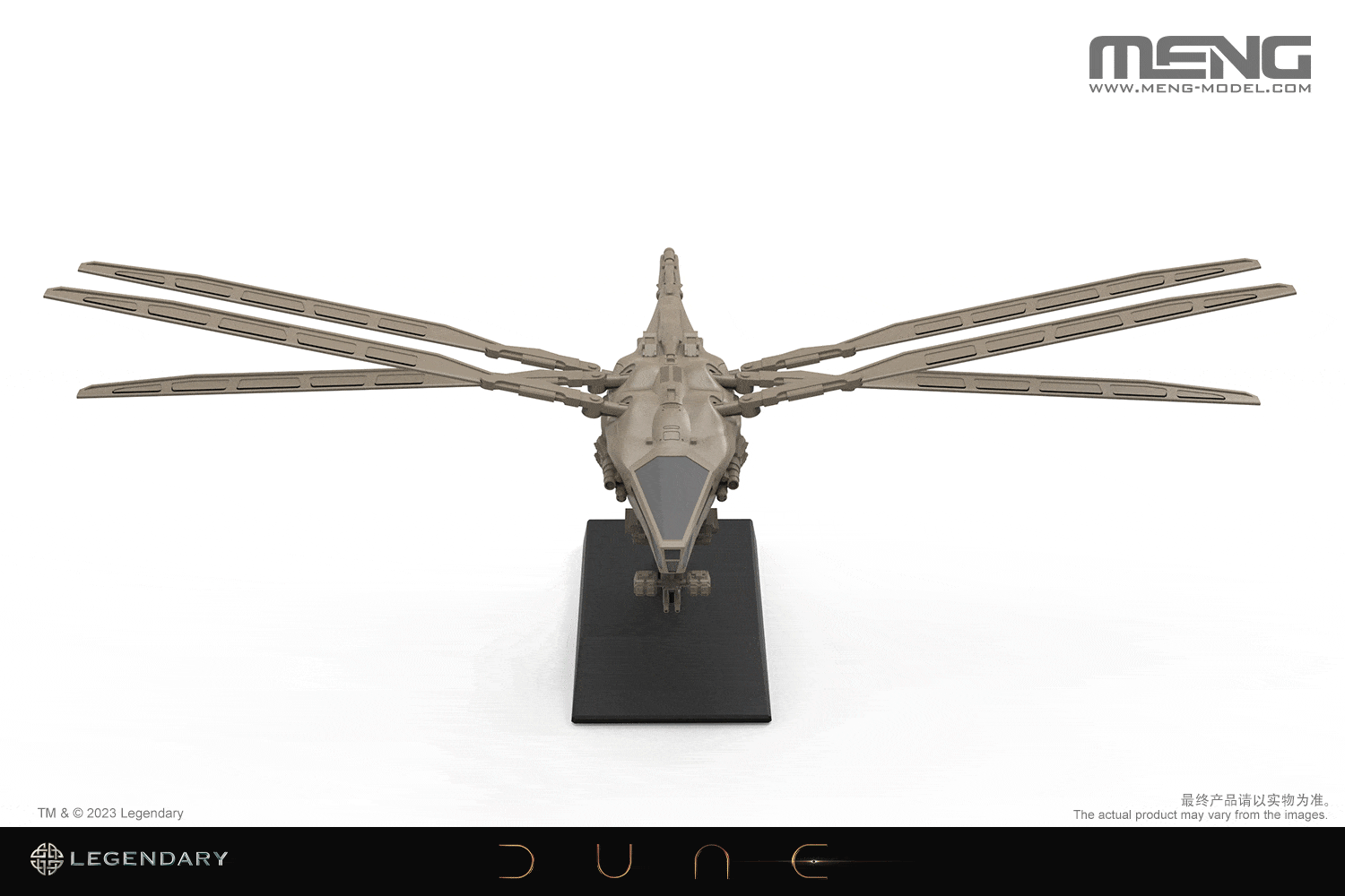 Meng Scale Model Kits Dune: Harkonnen Ornithopter