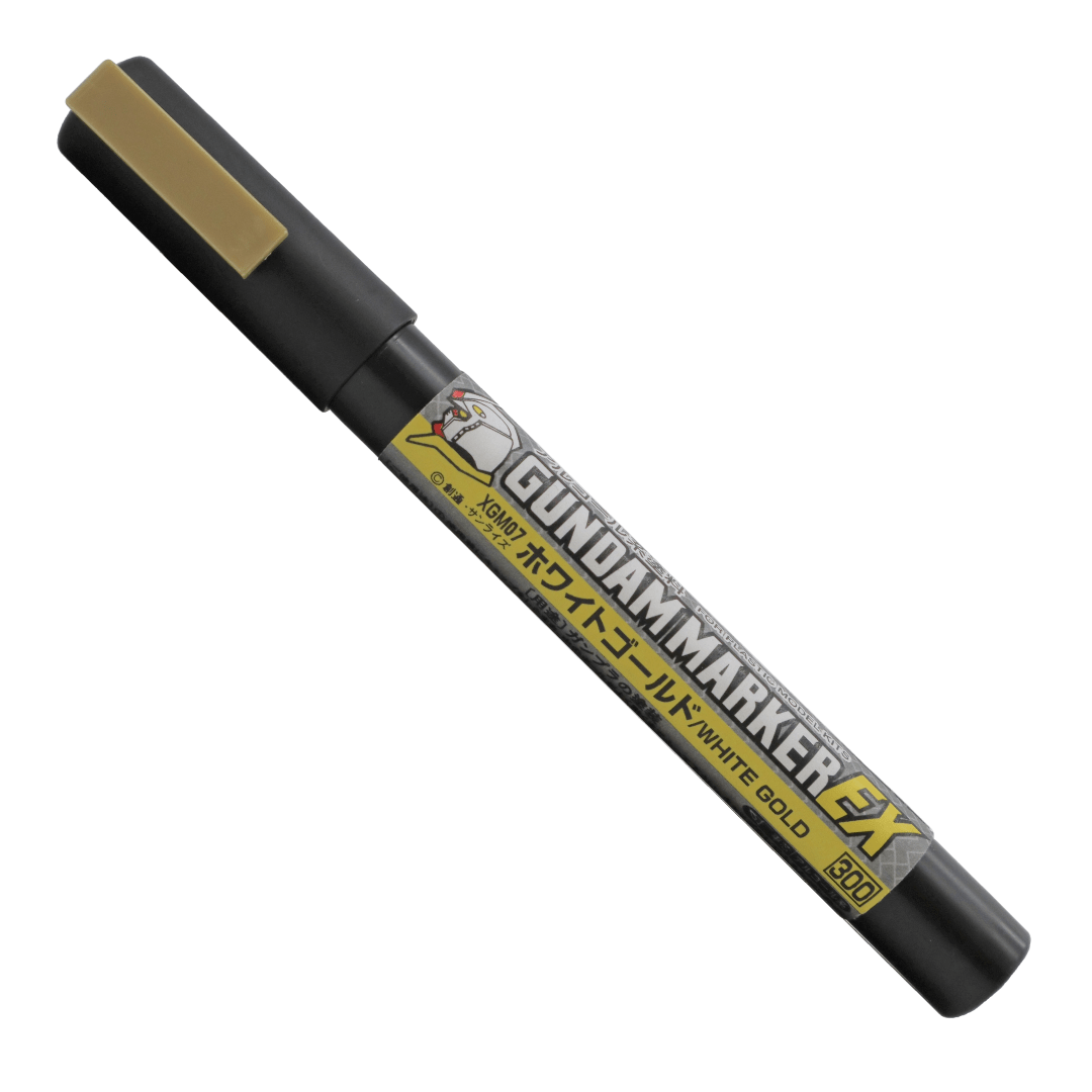 Mr. Hobby/Mr. Color Scale Model Accessories XGM07P Gundam Marker EX White Gold