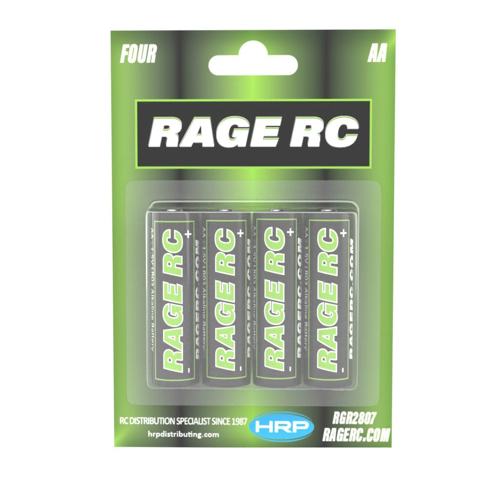 Rage RC Batteries Rage RC AA Alkaline Batteries (4 Pack)