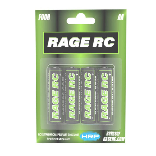 Rage RC Batteries Rage RC AA Alkaline Batteries (4 Pack)
