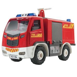 RMX Scale Model Kits 1/20 Revell Jr. Fire Truck - Red - Skill Level 1