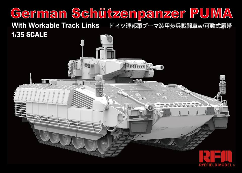 Rye Field Model Scale Model Kits 1/35 Rye Field Model RM-5021 German Schützenpanzer PUMA