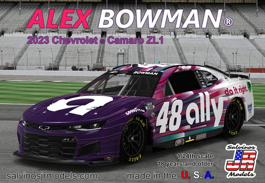 Salvinos JR Scale Model Kits 1/24 Salvinos JR 2023 Alex Bowman Camaro Ally