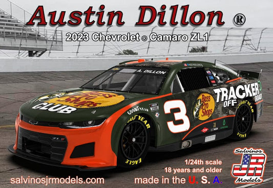 Salvinos JR Scale Model Kits 1/25 Salvinos JR 2023 Camaro ZL1 Austin Dillon Bass Pro