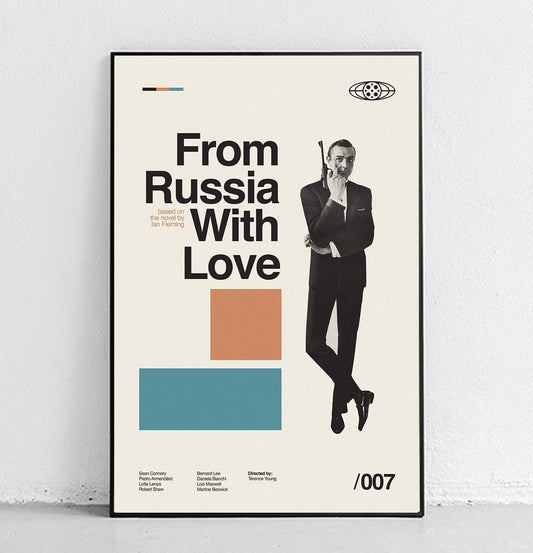 Sandgrain Studio From Russia With Love - 007- James Bond