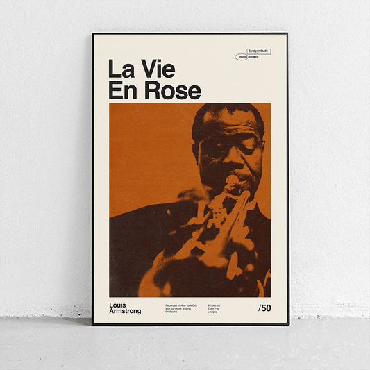 Sandgrain Studio Louis Armstrong - La Vie En Rose