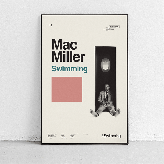 Sandgrain Studio Mac Miller - Swimming