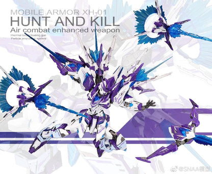 Clarksville Hobby Depot LLC 1/100 SNAA Model XH-01 Astral Soul Series Hunter Falcon Model Kit (Revival Ver.) (Soul Awakening Ver.)