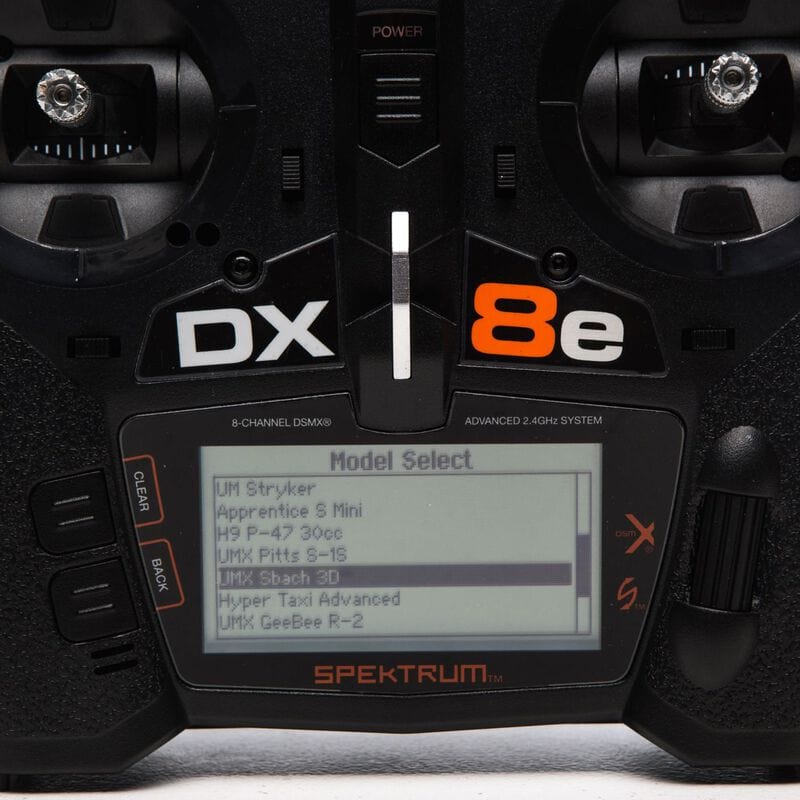 Spektrum Remote Control Toy Accessories Spektrum DX8e 8-Channel DSMX Transmitter