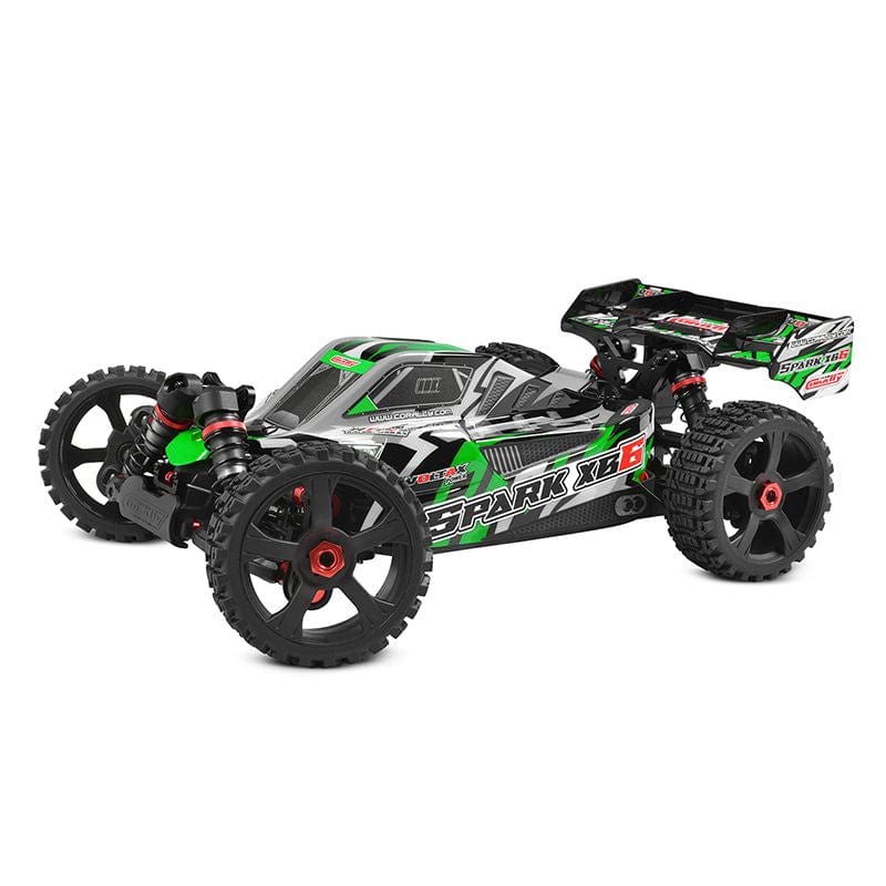 Team Corally Remote Control Cars & Trucks Spark XB6 Basher Buggy - Green 1/8 Team Corally Spark XB6 Basher Buggy, RTR