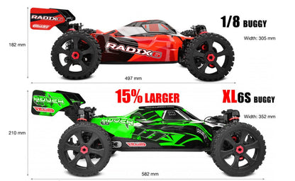 Team Corally Remote Control Cars & Trucks Team Corally Asuga XLR 6S RTR Racing Buggy, Large Scale