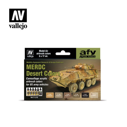 Vallejo Paint Vallejo AFV US  Army MERDC Vehicle Colors Paint Set