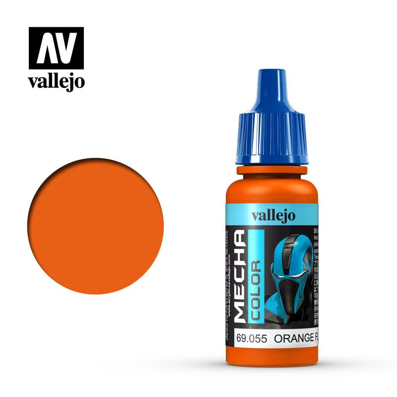 Vallejo Paints Orange Fluorescent Vallejo Mecha Color