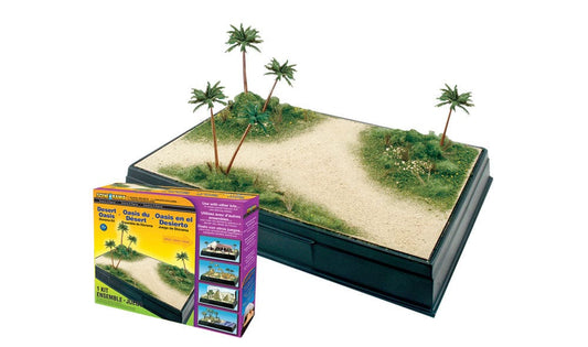 Woodland Scenics Scale Model Accessories Woodland Scenics Desert Oasis Diorama Kit