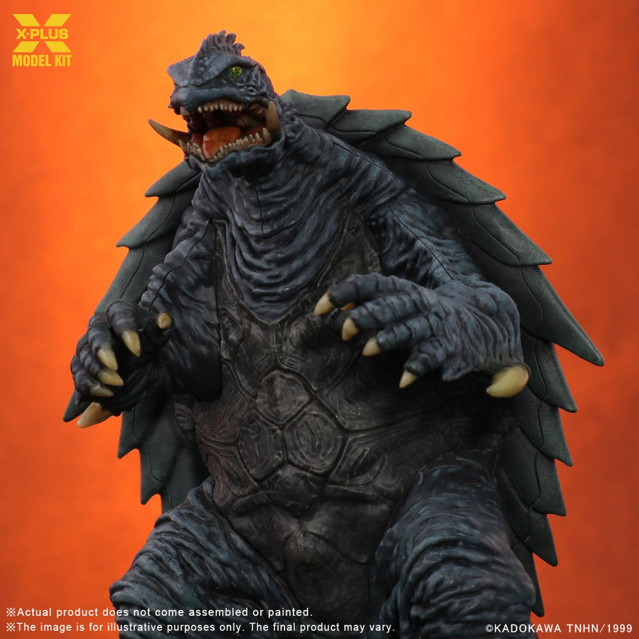 X-Plus Scale Model Kits 1/700 X-Plus Gamera(1999) Plastic Model Kit