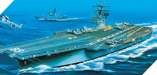 Academy Scale Model Kits 1/800 Academy USS Nimitz CVN-68