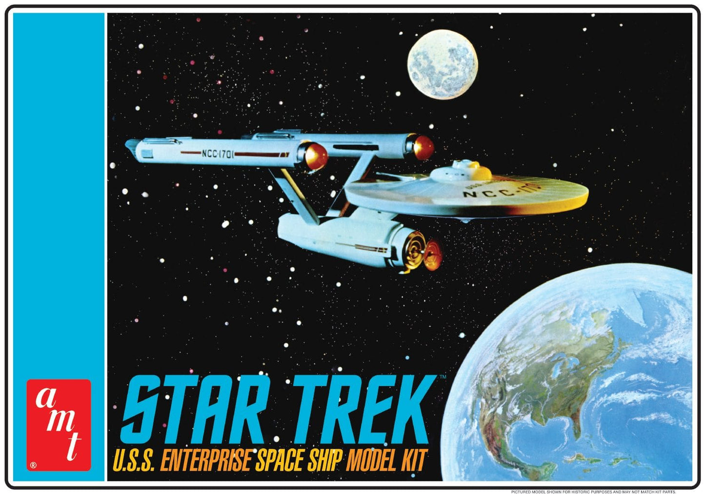 AMT Scale Model Kits AMT 1/650 Star Trek Classic U.S.S. Enterprise (2022 Reissue)