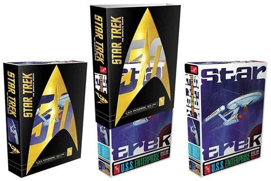AMT Scale Model Kits AMT Star Trek Classic USS Enterprise 50th Anniversary Edition