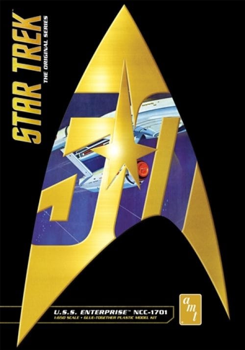 AMT Scale Model Kits AMT Star Trek Classic USS Enterprise 50th Anniversary Edition