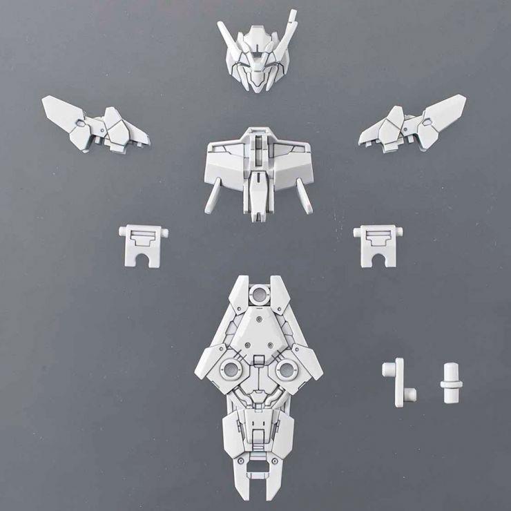 BAN Scale Model Accessories 1/144 30MM OP-09 Option Armor Commander Type (Alto Exclusive / White)