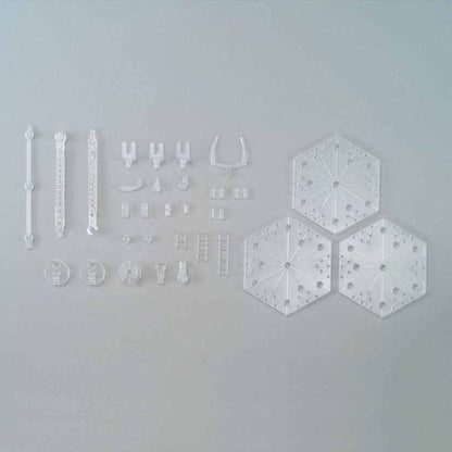 BAN Scale Model Accessories Action Base 4 Clear 1/100