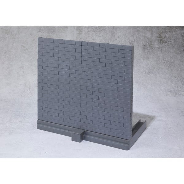 BAN Scale Model Accessories Brick Wall (Grey Ver.), Bandai Tamashii Option