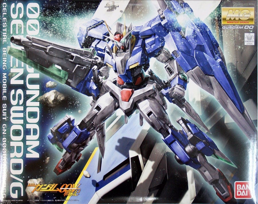 BAN Scale Model Kits 1/100 MG 00 Gundam Seven Sword/G