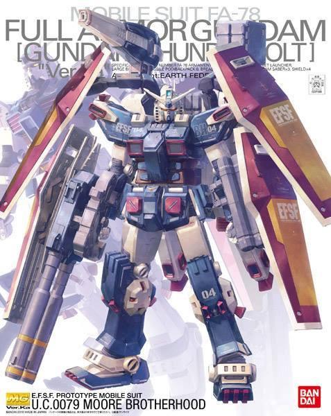 BAN Scale Model Kits 1/100 MG Full Armor Gundam Thunderbolt Ver. Ka