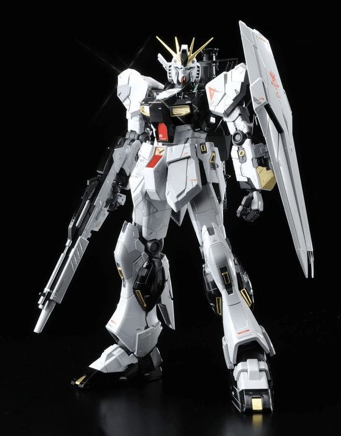 BAN Scale Model Kits 1/100 MG Nu Gundam Ver. Ka Titanium Finish