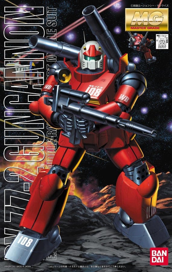 BAN Scale Model Kits 1/100 MG RX-77-2 Guncannon