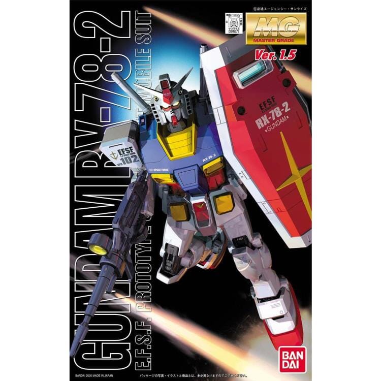 BAN Scale Model Kits 1/100 MG RX-78-2 Gundam (Ver 1.5)