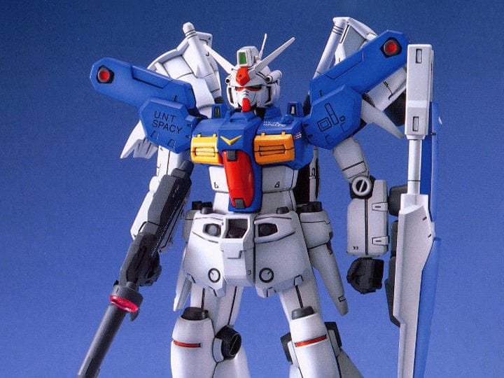 BAN Scale Model Kits 1/100 MG RX-78GP01Fb Gundam GP01Fb