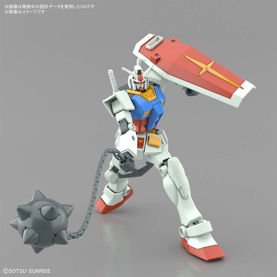 BAN Scale Model Kits 1/144 EG RX-78-2 Gundam (Full Weapon Set)