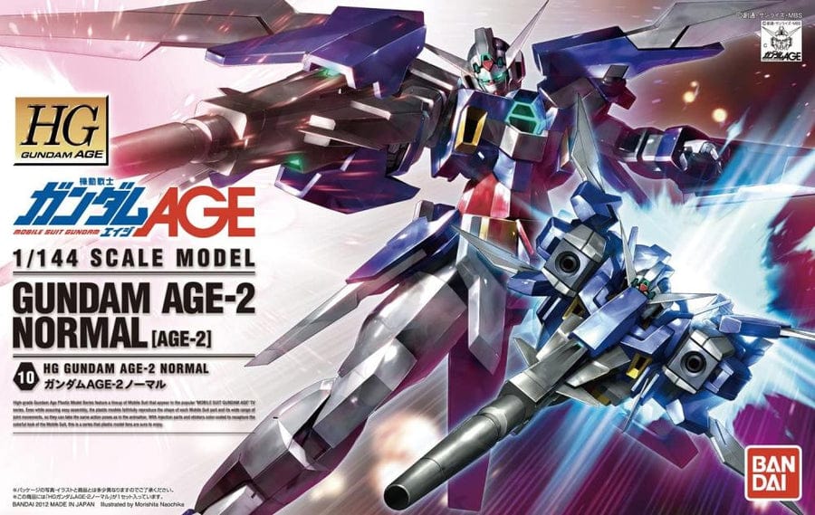 BAN Scale Model Kits 1/144 HGAGE #10 Gundam Age-2 Normal