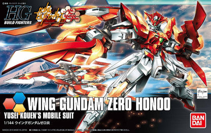 BAN Scale Model Kits 1/144 HGBF #33 Wing Gundam Zero Honoo