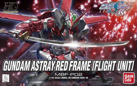 BAN Scale Model Kits 1/144 HGGS #58 Gundam Astray Red Frame (Flight Unit)