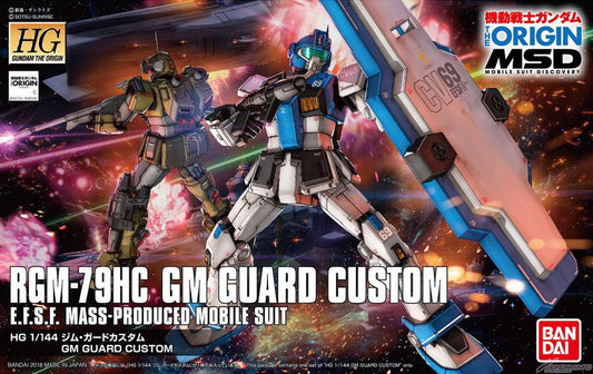 BAN Scale Model Kits 1/144 HGGTO #22 MSV-R GM Guard Custom