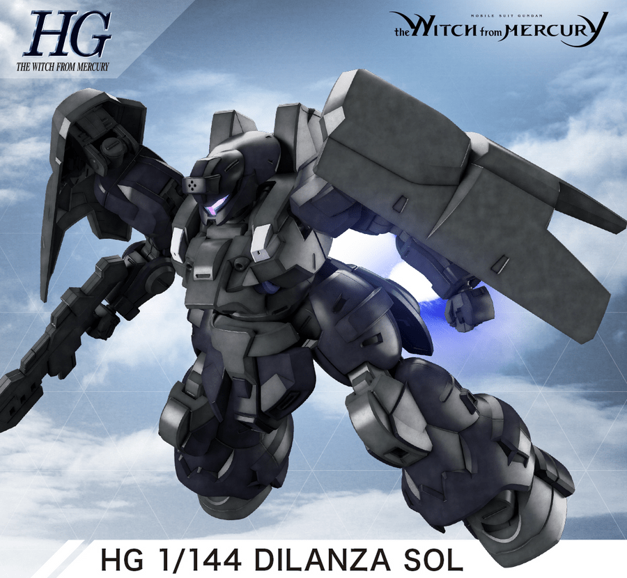 BAN Scale Model Kits 1/144 HGTWFM #21 Dilanza Sol
