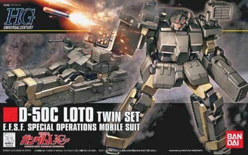 BAN Scale Model Kits 1/144 HGUC #106 D-50C Loto Twin Set