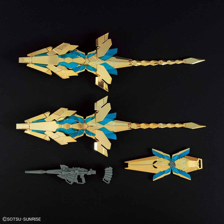 BAN Scale Model Kits 1/144 HGUC #216 Unicorn Gundam 03 Phenex Destroy Mode (Narrative Ver.) (Gold Coating)